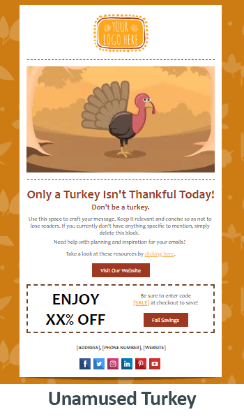 Unamused Turkey.