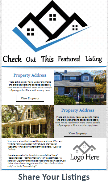 Share Your Listings.
