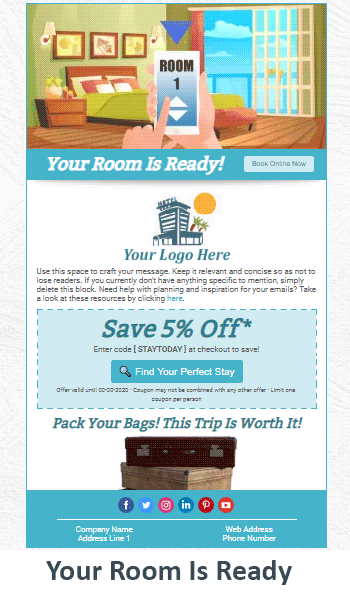 Your Room Is Ready.