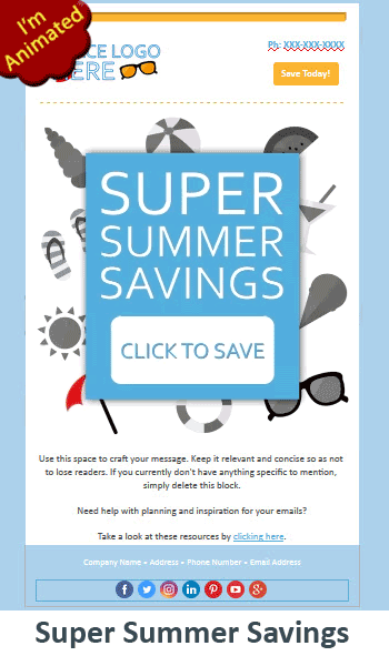 Super Summer Savings.
